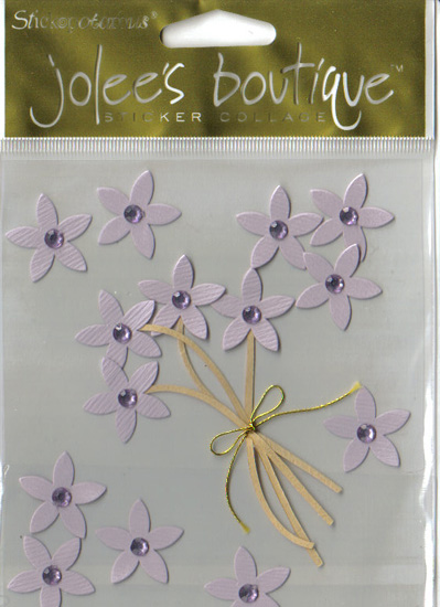 JB Violet Jeweled Flowers